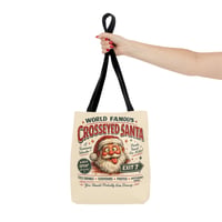 Image 4 of World Famous "Cross-Eyed Santa" Tote Bag 