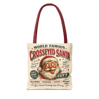 Image 5 of World Famous "Cross-Eyed Santa" Tote Bag 
