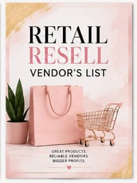 Resell Vendors List