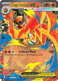 Mega Emboar ex - 031/217 - ME: Ascended Heroes - Near Mint