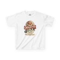 Image 1 of Kids T-Shirt — “Crosseyed Cola” Retro Soda Logo Tee