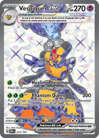 Vespiquen ex - 212/197 - SV03: Obsidian Flames - Near Mint