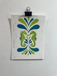 Image 1 of Small animal prints 5x7” linocut 