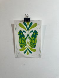Image 3 of Small animal prints 5x7” linocut 
