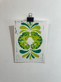 Image 4 of Small animal prints 5x7” linocut 