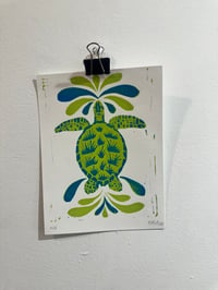 Image 6 of Small animal prints 5x7” linocut 