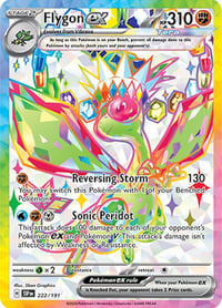 Flygon ex - 222/191 - SV08: Surging Sparks - Near Mint