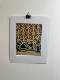 Image 3 of Still life 8x10” linocut 