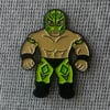 Mysterious, Jr. Brawler 1.75" Enamel Pin
