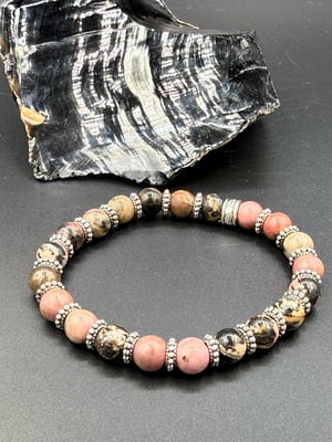 8mm Rhodonite Bracelet