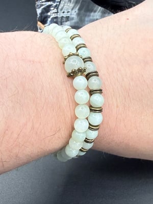 6mm Green Agate Bracelets