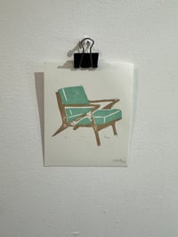 Image 7 of Vintage minis linocut print