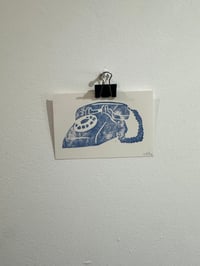 Image 8 of Vintage minis linocut print