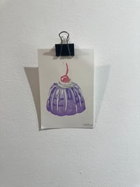 Image 3 of Jello 4x6” linocut print