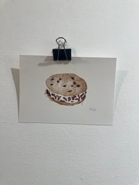 Image 6 of Ice cream 5x7” linocut print