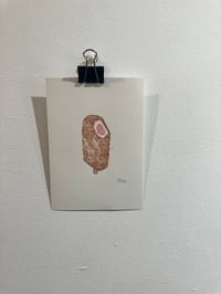 Image 7 of Ice cream 5x7” linocut print