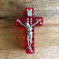 Image 5 of Lousy Crucifix, handmade vintage dice crucifix 