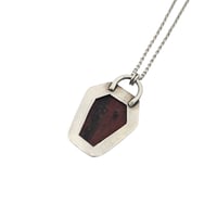 Image 4 of Red Creek Jasper Coffin Necklace