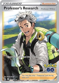 Professor's Research (Full Art) - Pokemon GO - Near Mint