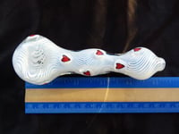 Image 2 of Heart Murrine Over Ghost And White 