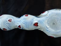 Image 3 of Heart Murrine Over Ghost And White 