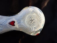 Image 4 of Heart Murrine Over Ghost And White 