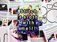 Image 1 of Mini-Zine: Stitch a sloth with me!!!