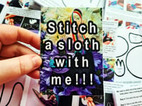 Image 4 of Mini-Zine: Stitch a sloth with me!!!