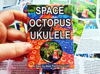 Image 4 of Mini-Zine: SPACE OCTOPUS UKULELE A Step by Step Painting Guide