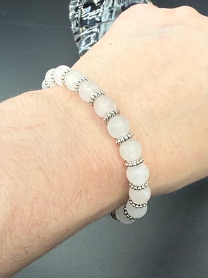 8mm Matte Rose Quartz Bracelet