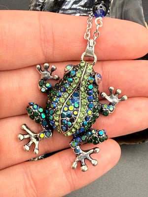 Onyx Froggie Necklace