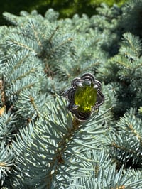 Image 2 of Peridot cocktail ring size 8
