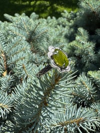 Image 5 of Peridot cocktail ring size 8