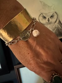 Image 2 of Spiral skull charm bracelet