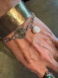 Image 3 of Spiral skull charm bracelet