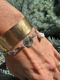 Image 4 of Spiral skull charm bracelet