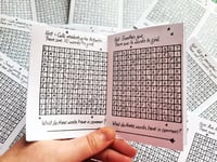 Image 2 of Mini-Zine: Names Wordsearches