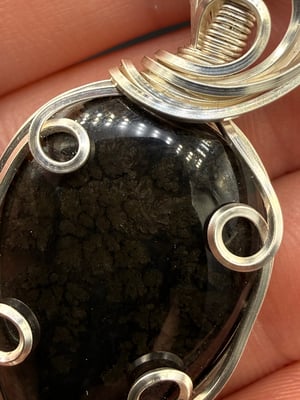 Texas Black Plume Agate