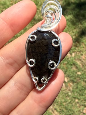 Texas Black Plume Agate