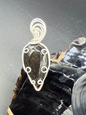 Texas Black Plume Agate