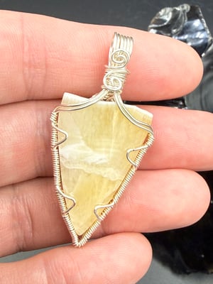Honey Calcite Pendant