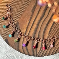 Image 2 of Copper and Glass Handmade Bracelets 