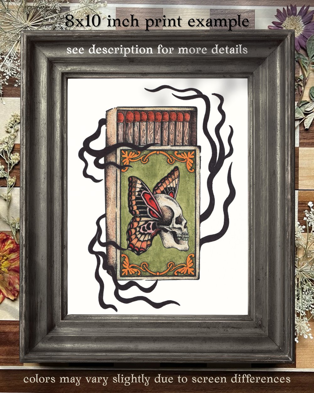 Image of Skull Fairy Matchbook
