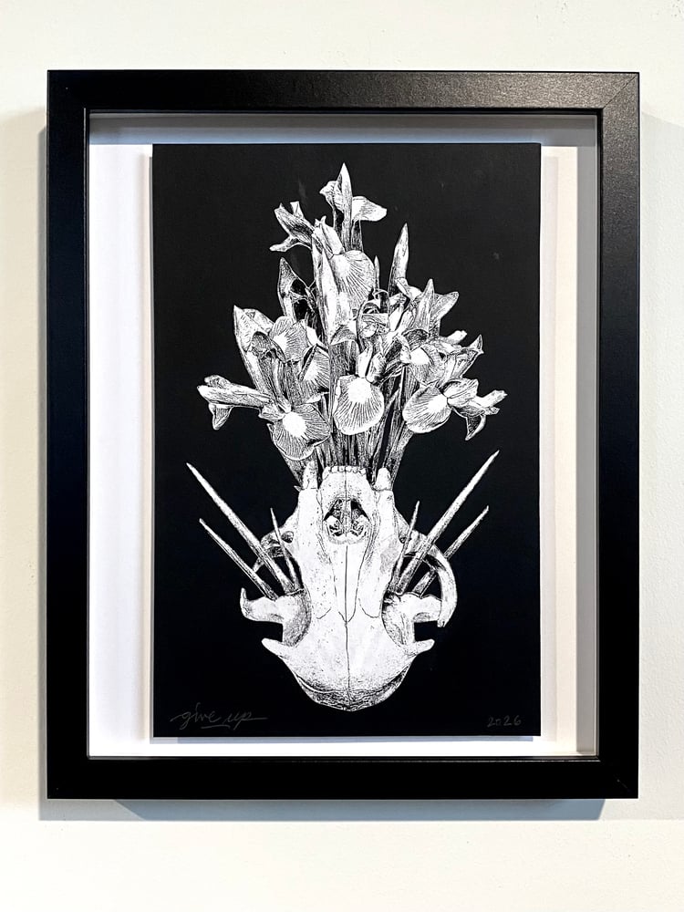 Image of 'speaking lillies' original collage