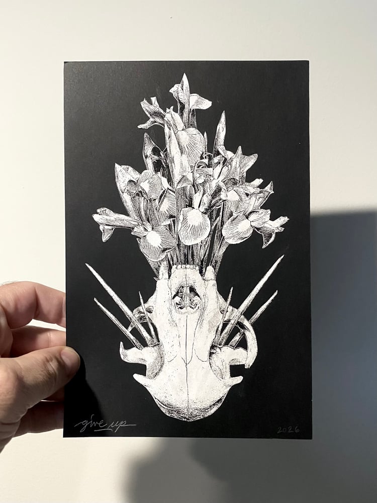 Image of 'speaking lillies' original collage