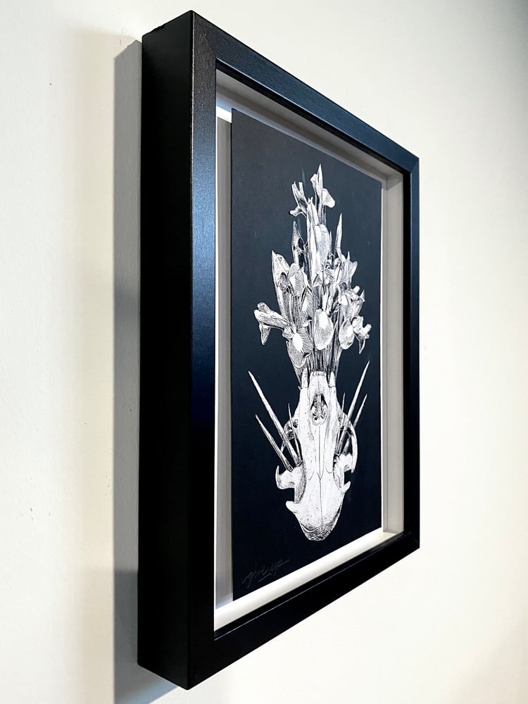 Image of 'speaking lillies' original collage