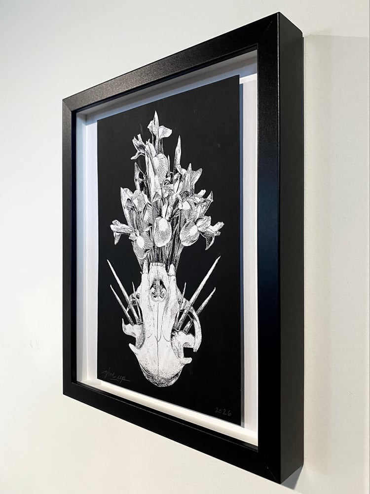 Image of 'speaking lillies' original collage