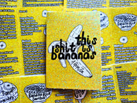 Image 1 of Mini-Zine: this shit is bananas - A Recipe Zine