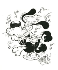 Bird Dog Original Ink Art