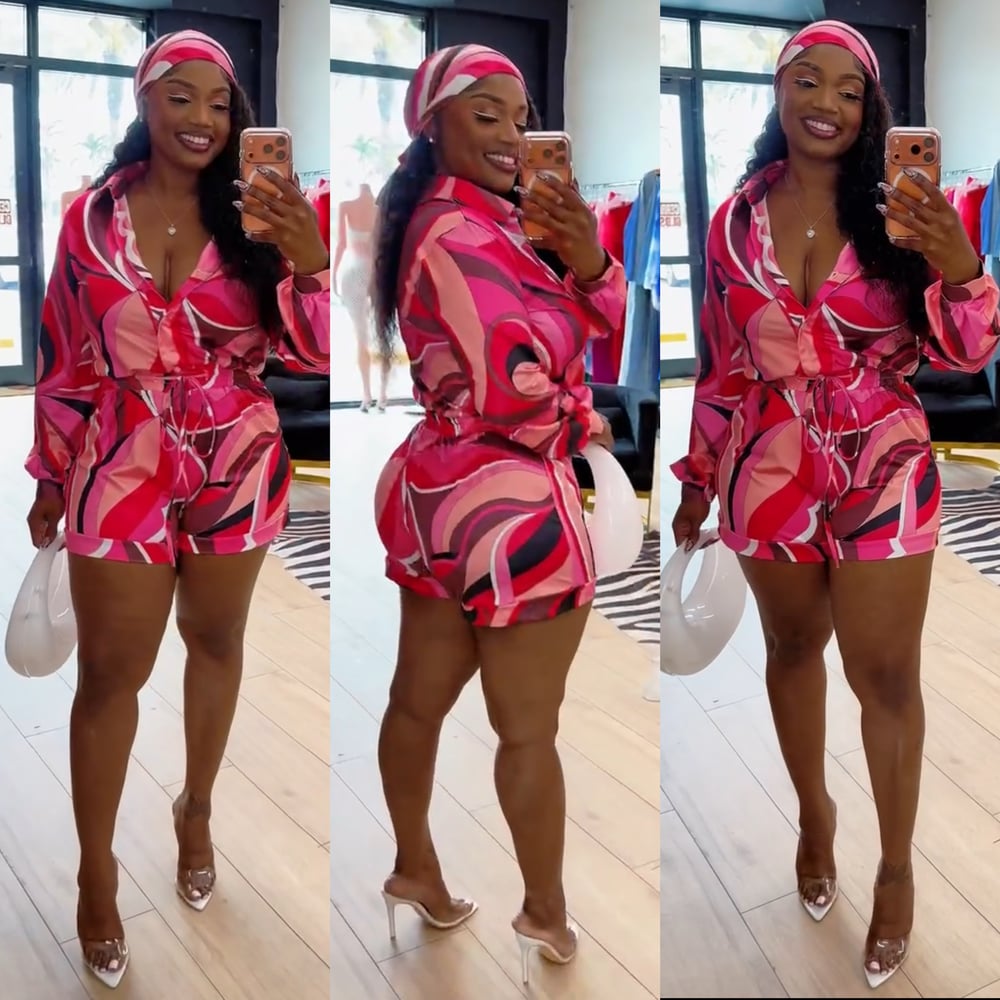 Image of DONNISE ROMPER-pink 